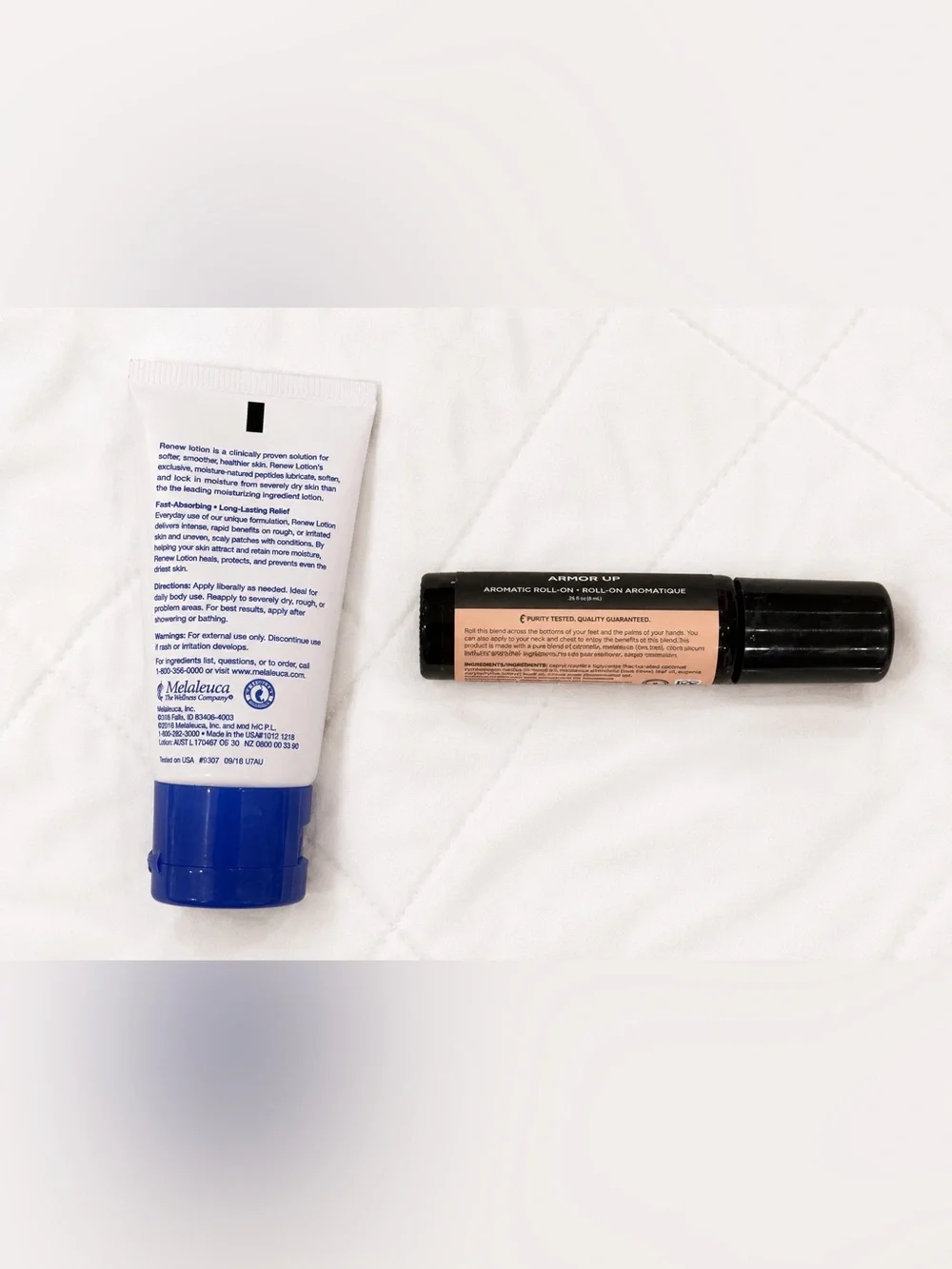 Melaleuca Duo: Renew Lotion + Armor Up Roll-On - New!